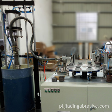 Półautomatyczna maszyna do produkcji tarcz klapowych o średnicy 75-180 mm